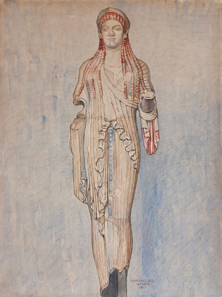 Kore (Acropolis Museum, 685. sz.) alkotó: Marie Henriques