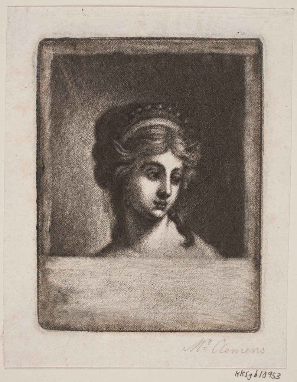 Női fej alkotó: Marie Jeanne Clemens