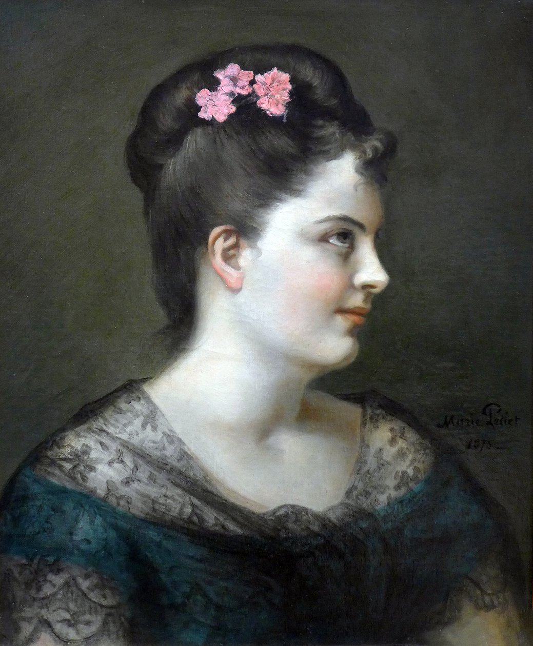 Marie Petiet önarcképe alkotó: Marie Mrs Dujardin Beaumetz Petiet