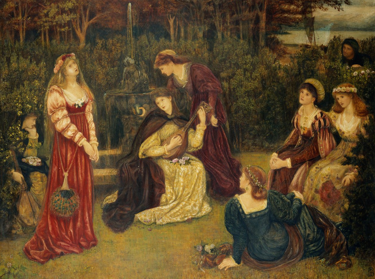 Fiammetta Ének alkotó: Marie Spartali Stillman