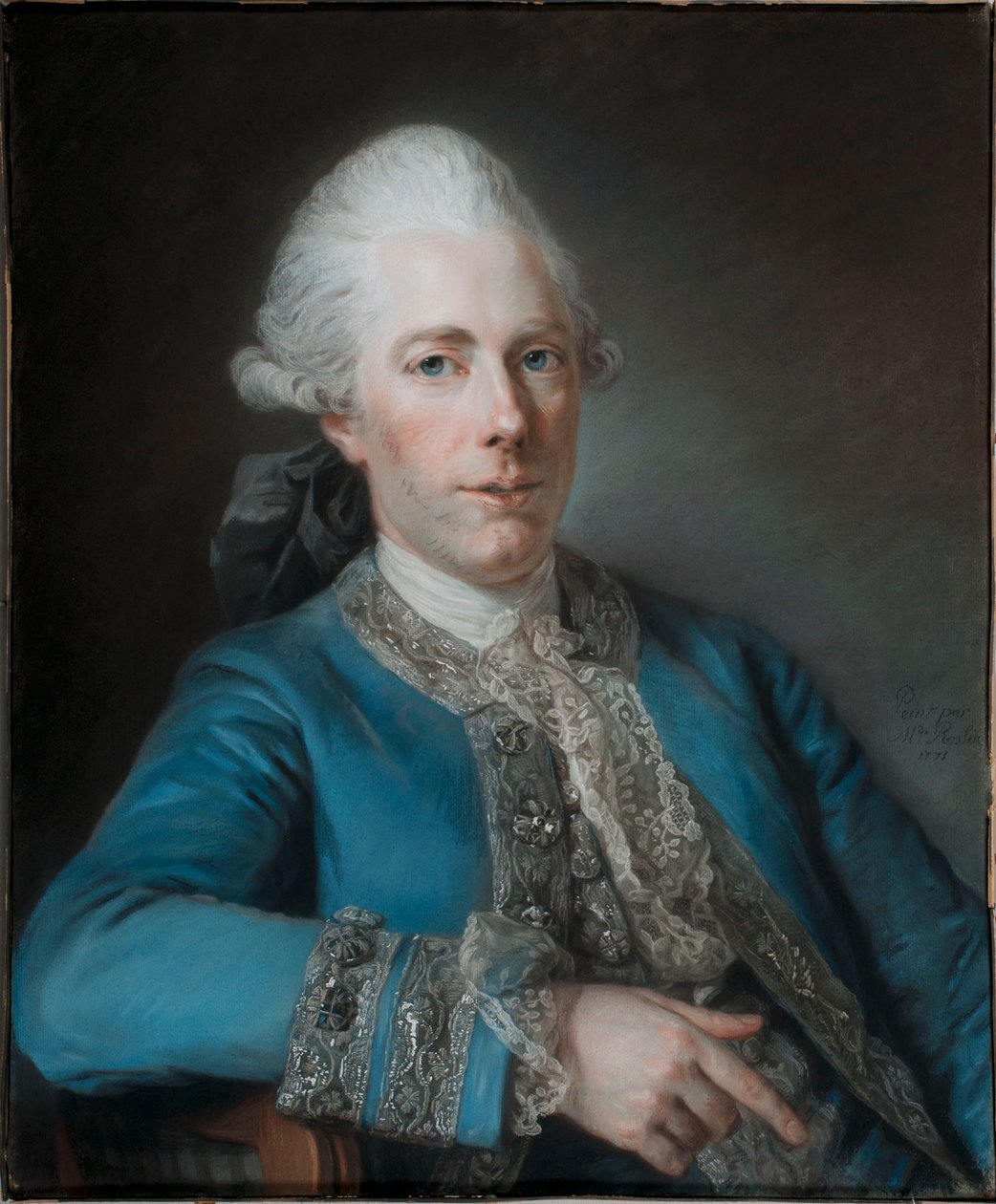 Marie-Joseph Peyre} (1730-1785) francia építész portréja alkotó: Marie Suzanne Giroust