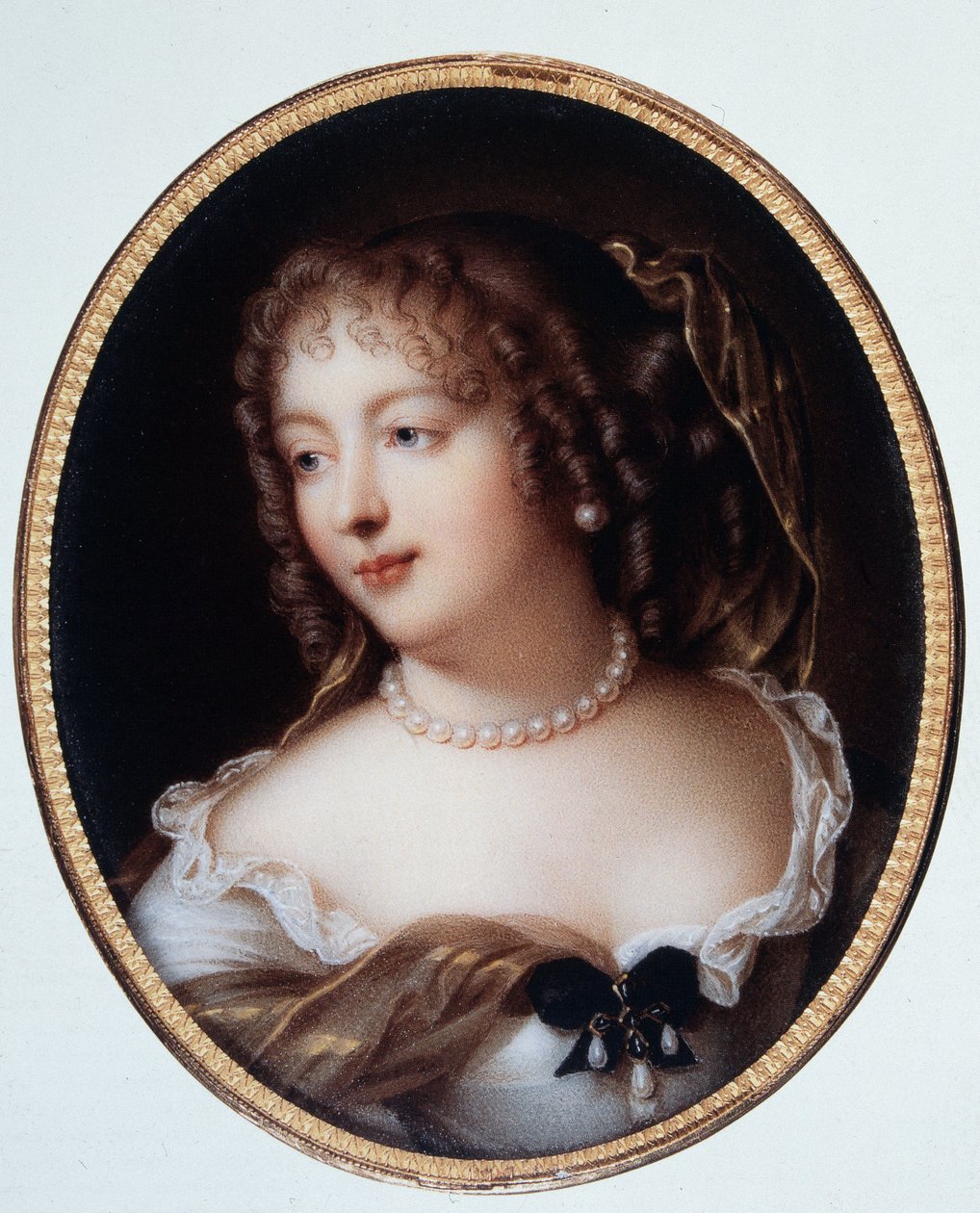 Marie de Rabutin-Chantal (Rabutin Chantal), Madame de Sevigne (1626-1696) sevigne márkiné portréja. alkotó: Marie Victoire Jaquotot