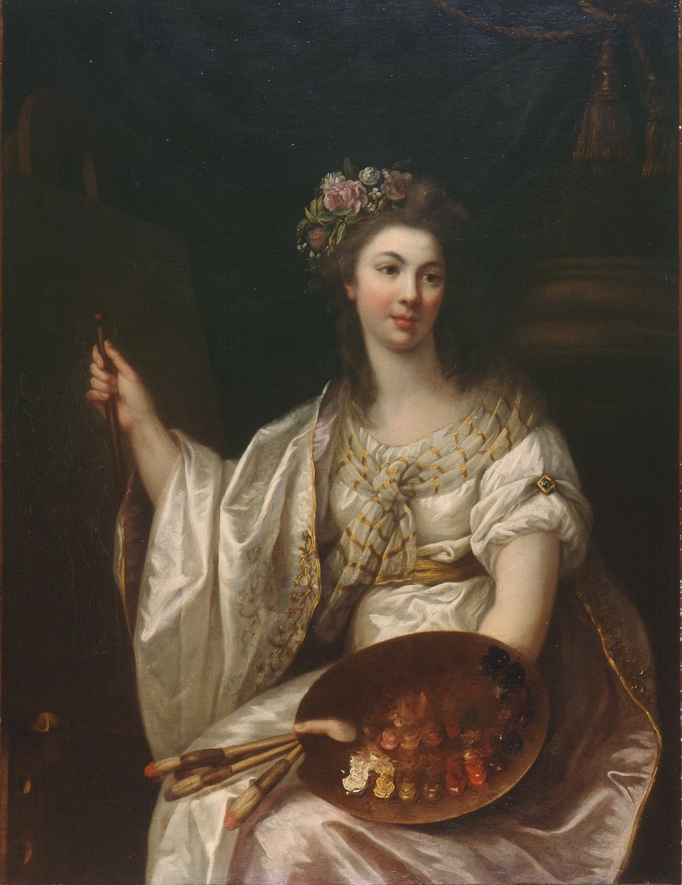 francia: Allégorie de la peinture A festészet allegóriája alkotó: Marie Victoire Lemoine