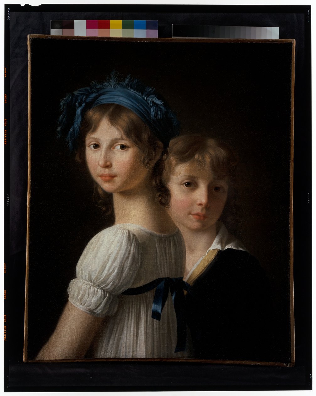 Egy nővér és az öccse portréja alkotó: Marie Victoire Lemoine