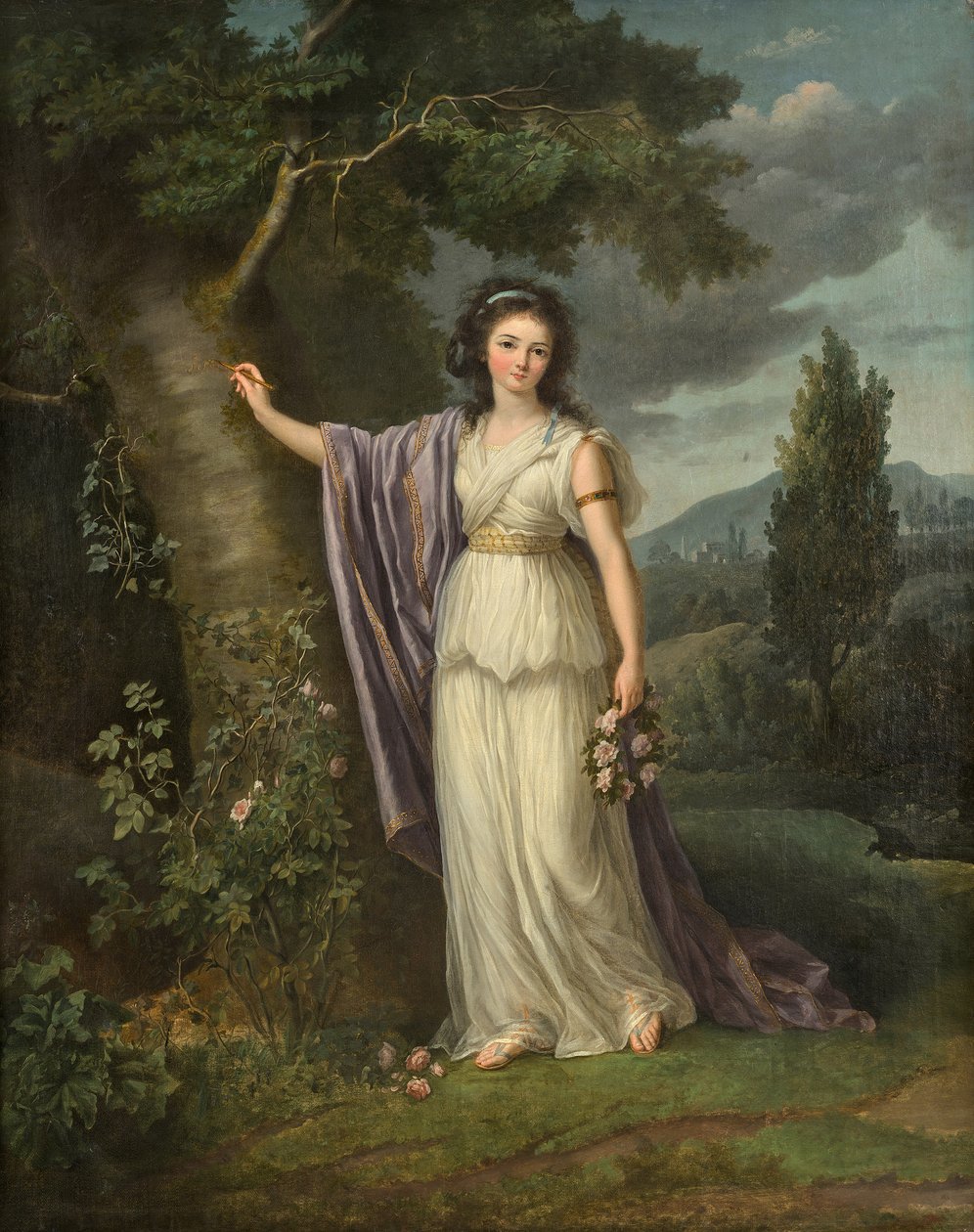 Genlis kisasszony portréja alkotó: Marie Victoire Lemoine