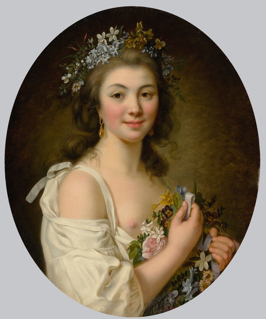 Madame de Genlis portréja alkotó: Marie Victoire Lemoine