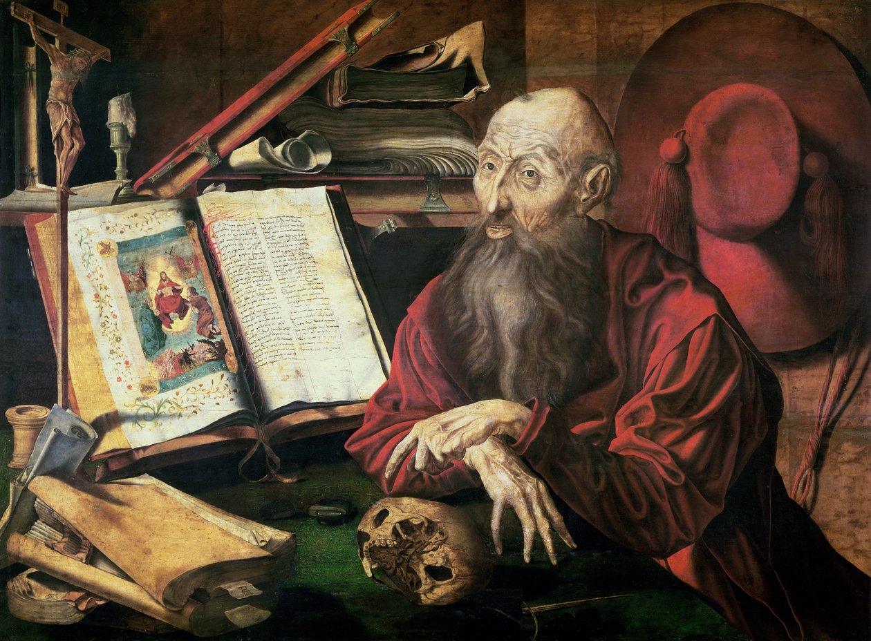 Szent Jeromos, 1540-50 körül alkotó: Marinus van Roejmerswaelen