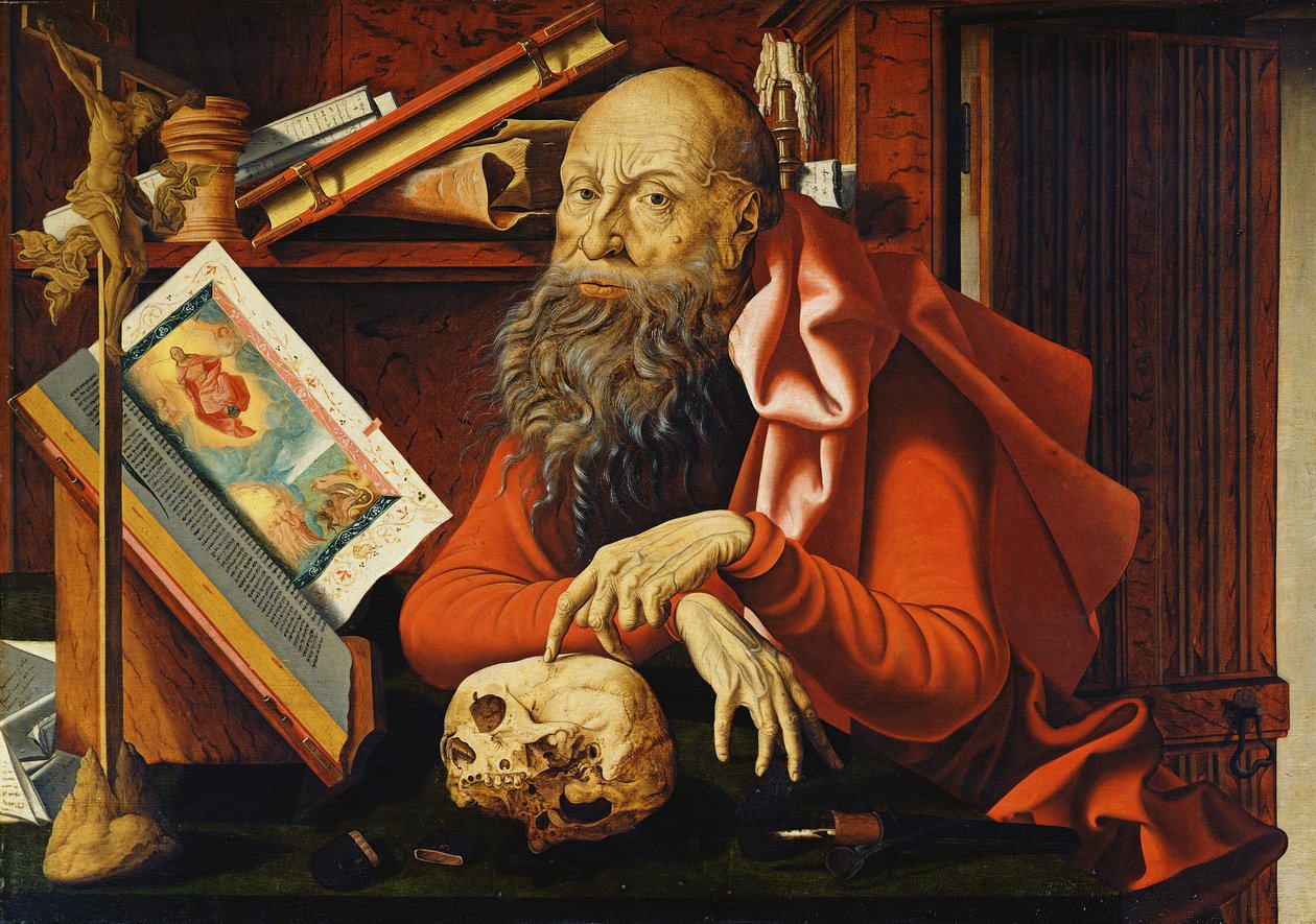 Szent Jeromos oratóriumában alkotó: Marinus van Roejmerswaelen