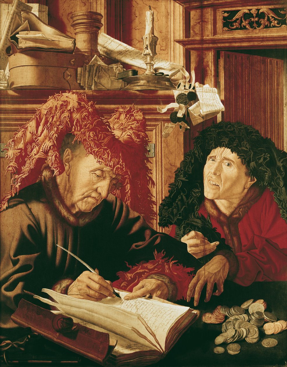 Két adószedő, 1540 körül alkotó: Marinus van Roejmerswaelen