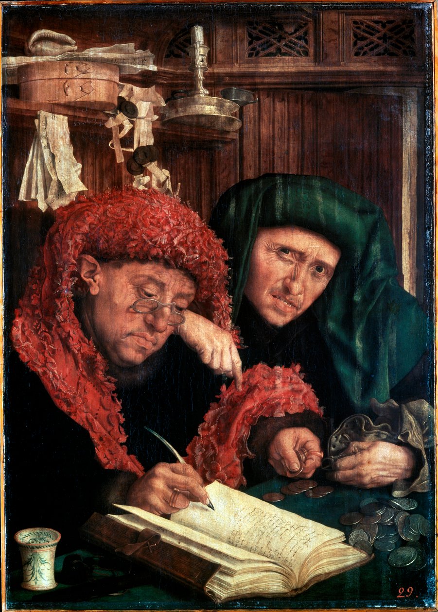 Az adószedők, 1490 és 1567 között. alkotó: Marinus van Reymerswaele