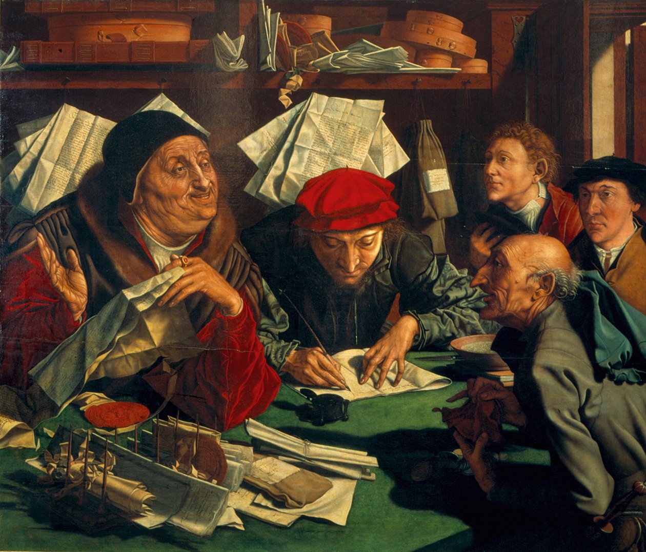 Ügyvédi Iroda, 1545 alkotó: Marinus van Roejmerswaelen
