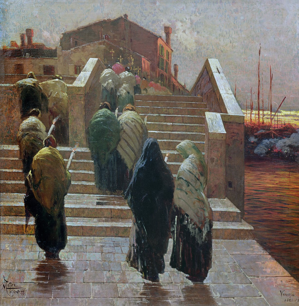 Evening Red, Beau Temps Espoir, 1882-1902 alkotó: Mario de Maria