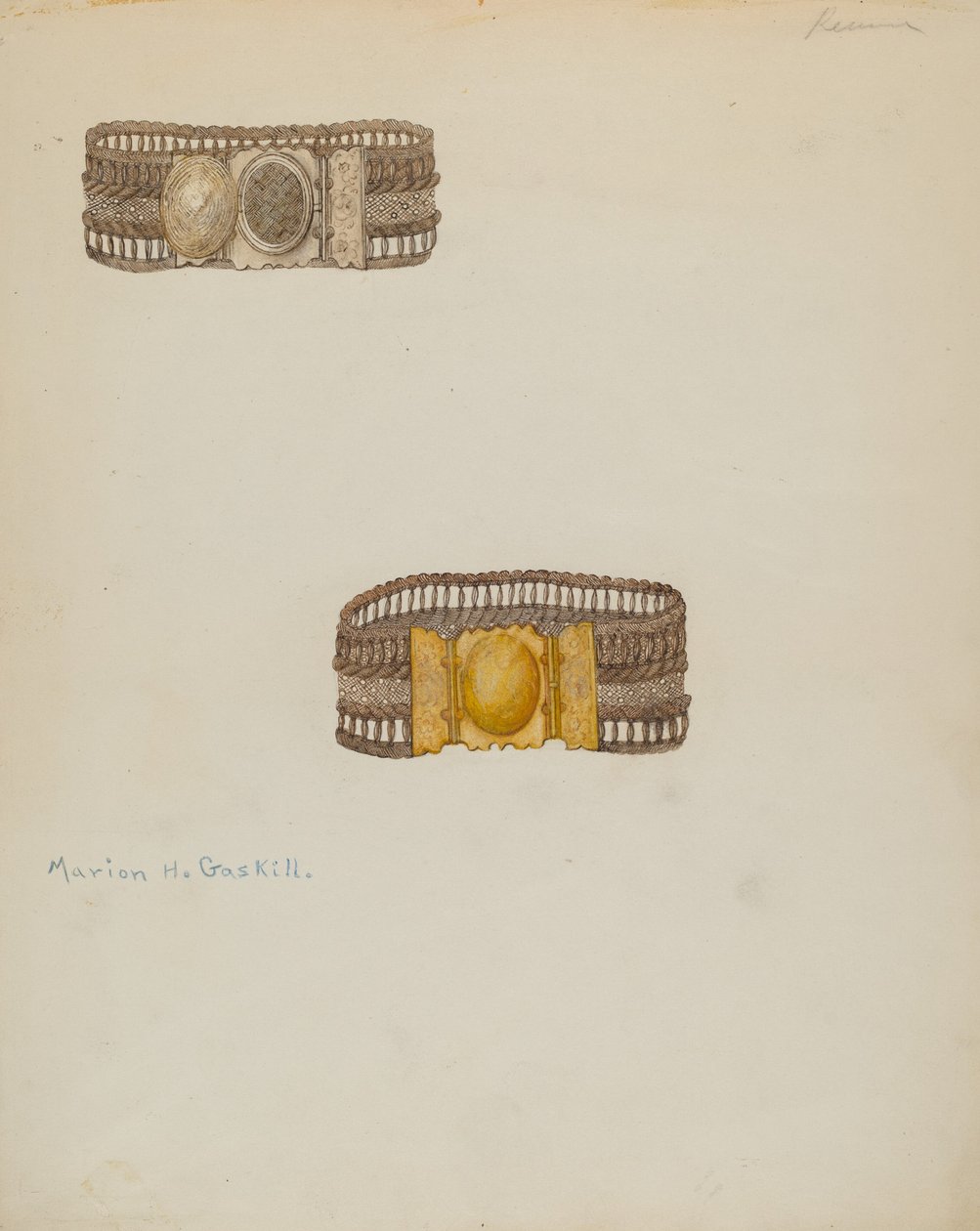 Karkötő alkotó: Marion Gaskill