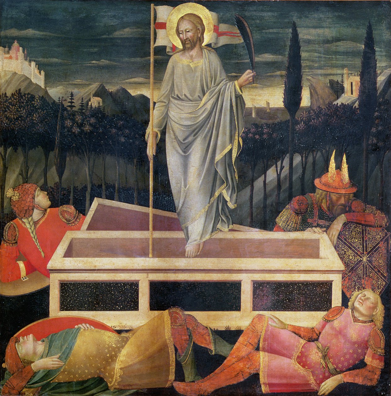 Krisztus feltámadása alkotó: Mariotto di Cristofano