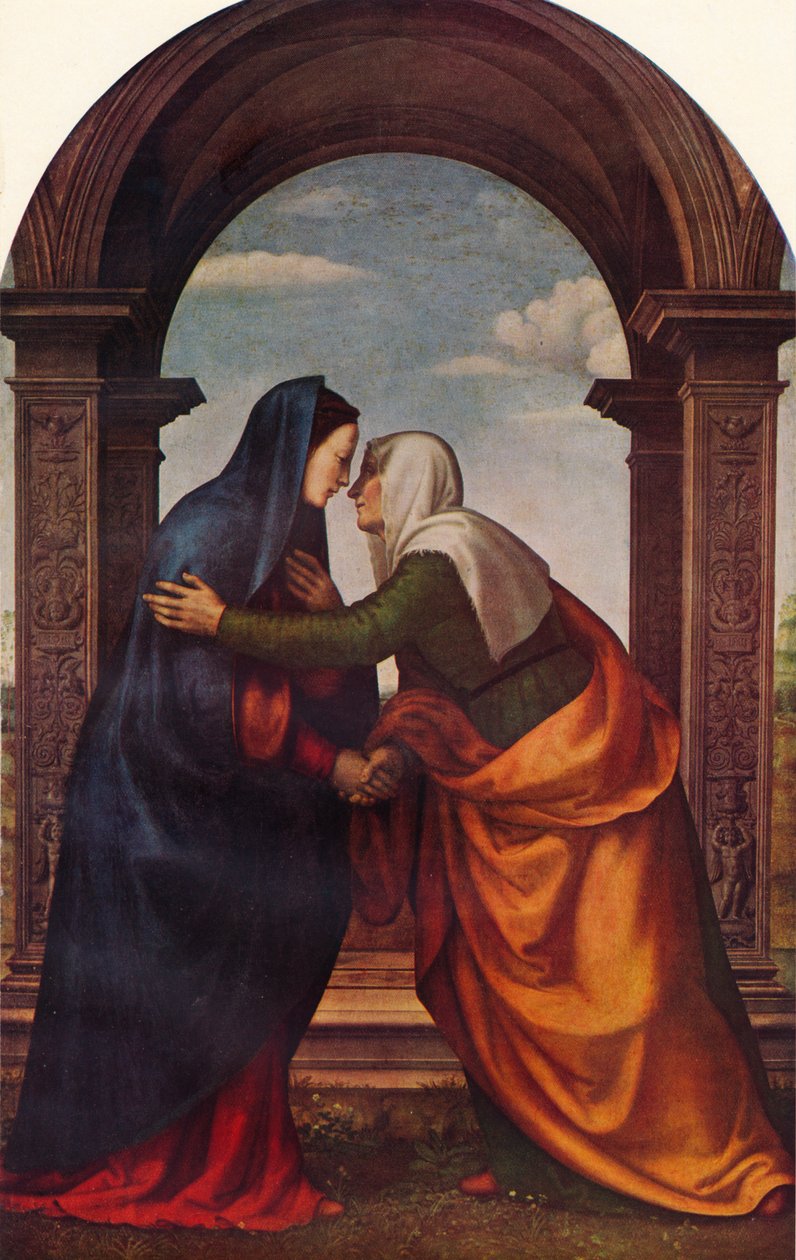 A látogatás, 1503, 1938 alkotó: Mariotto di Bigio di Bindo Albertinelli