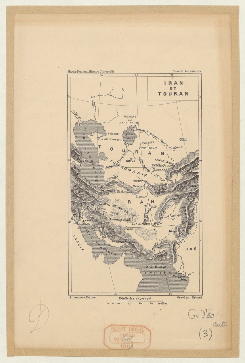 Irán és Touran alkotó: Marius Fontane