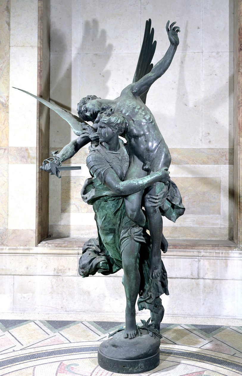 Dicsőség a győztesnek, 1874 (bronz) alkotó: Marius Jean Antonin Mercie
