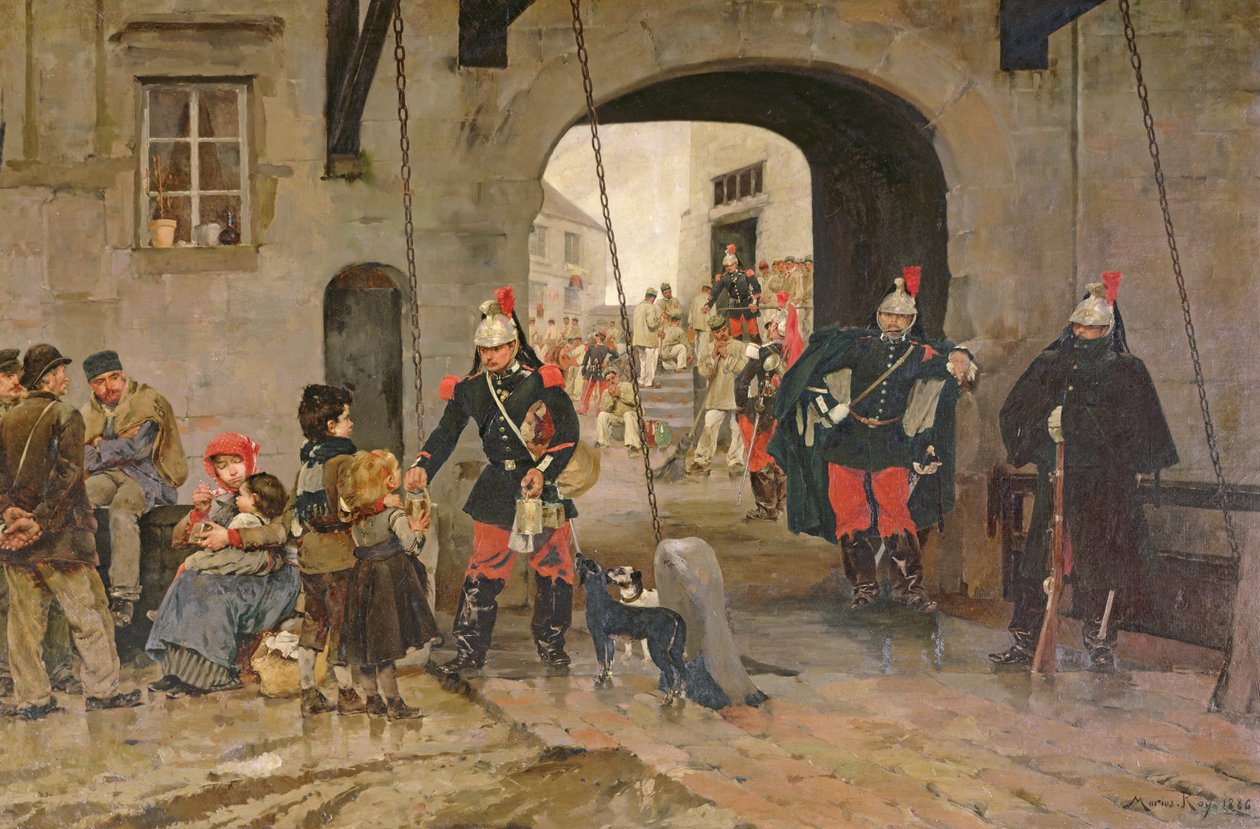 Szegények Párizsban, 1886 alkotó: Marius Roy