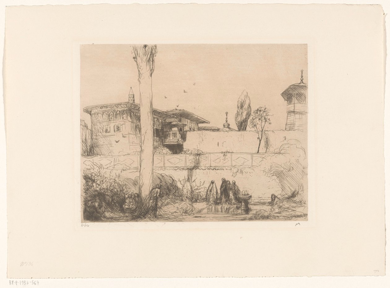Bachi-Seraï palota a Krím-félszigeten alkotó: Marius Bauer (signed by artist)