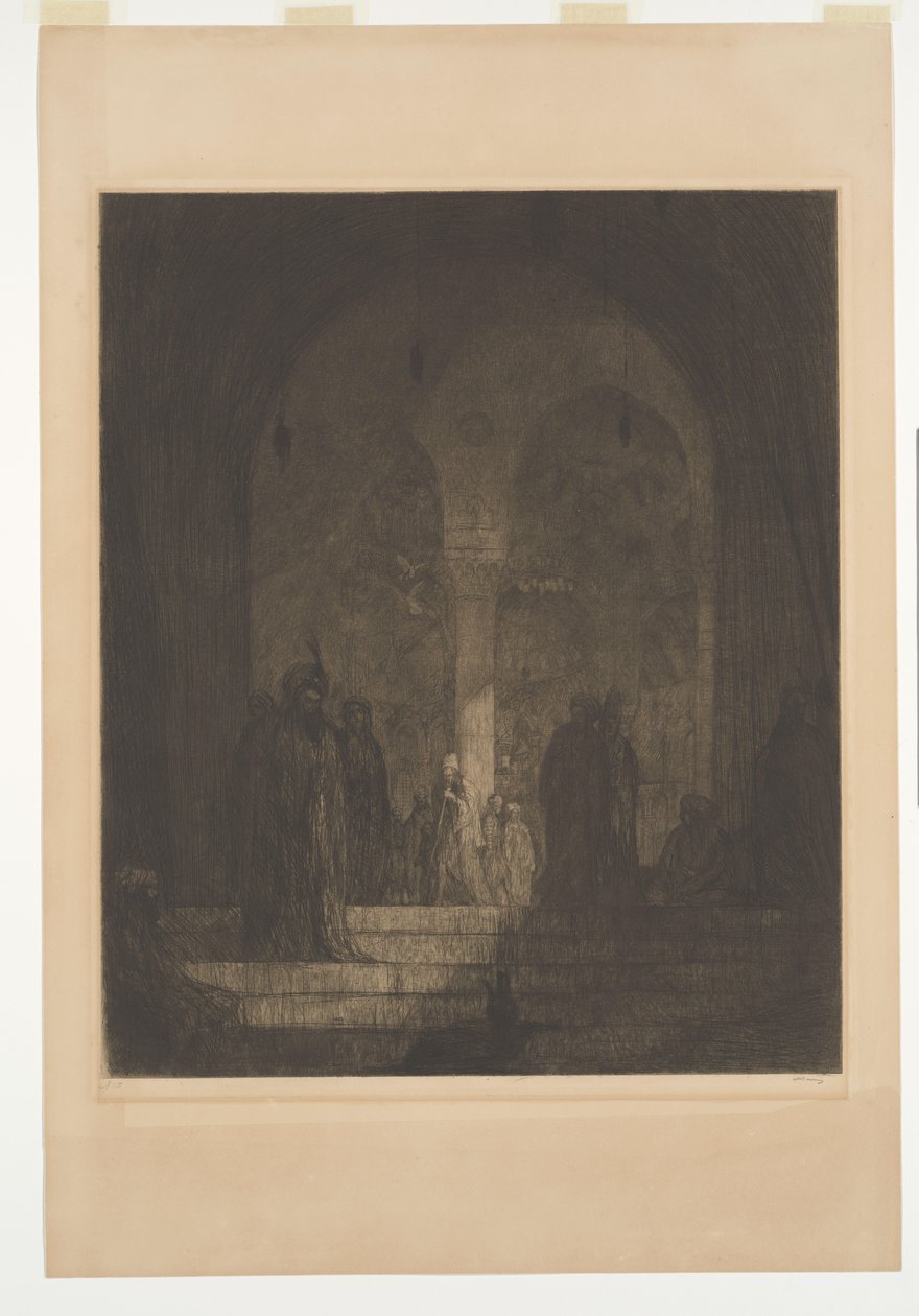 Mecset verandája alkotó: Marius Bauer (signed by artist)