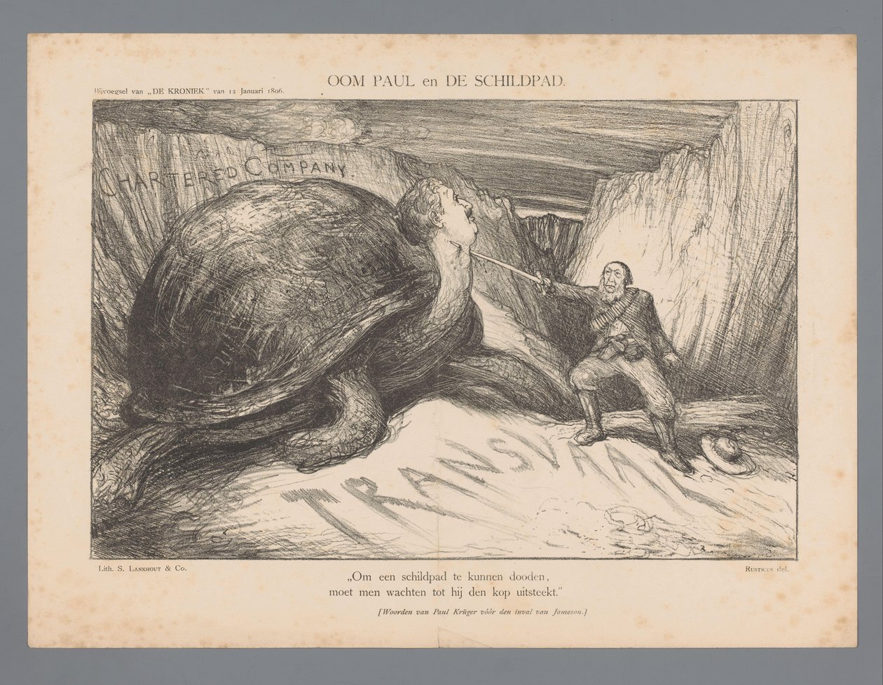 Pál bácsi és a teknős (cím a tárgyon) alkotó: Marius Bauer