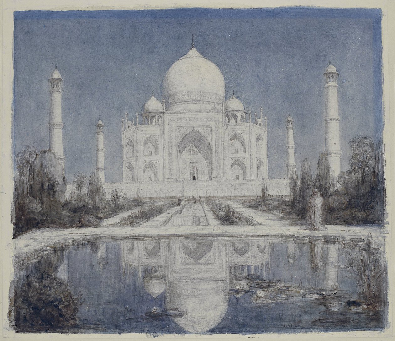 Taj Mahal holdfényben alkotó: Marius Bauer