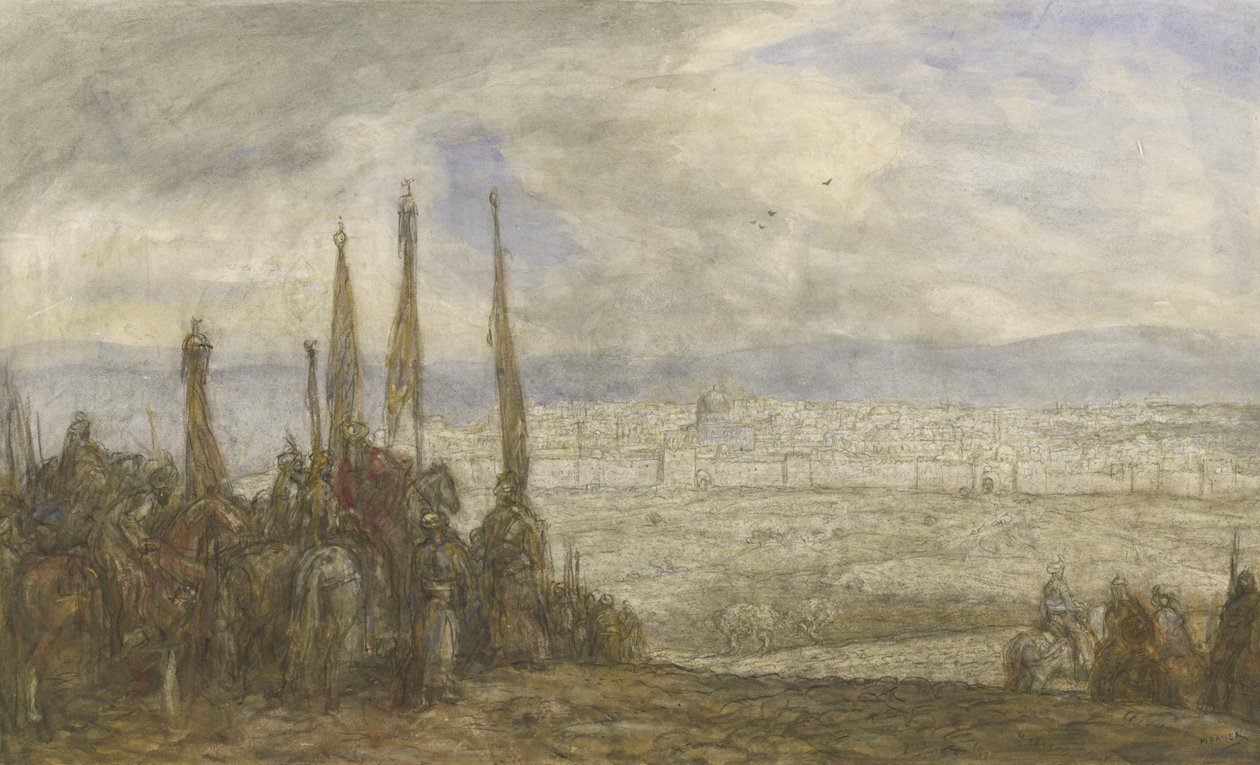 Török hadsereg Jeruzsálembe alkotó: Marius Bauer