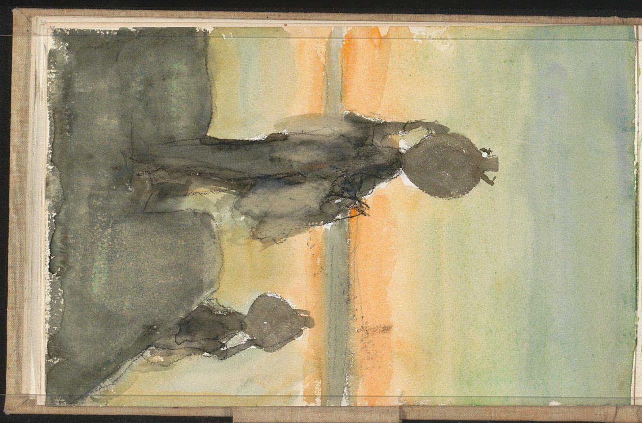 Wüstenlandschaft mit Wasserträgern alkotó: Marius Bauer