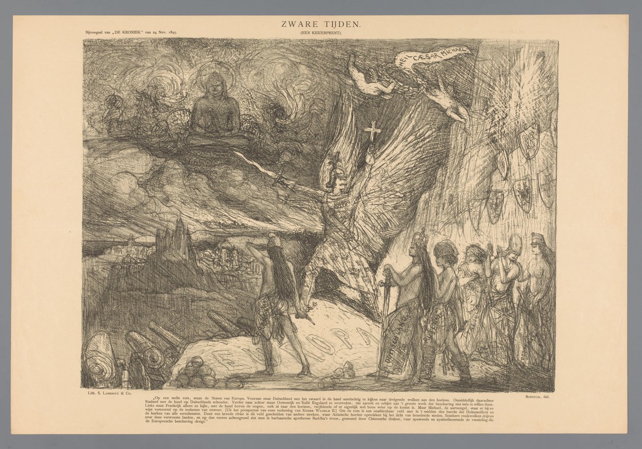 Nehéz idők (császárnyomat) (cím a tárgyon) alkotó: Marius Bauer