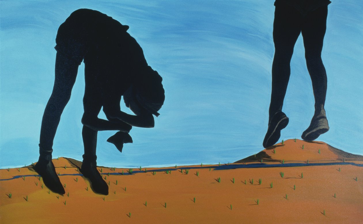 The Girl Guides, 1998 (akril, vászon) alkotó: Marjorie Weiss