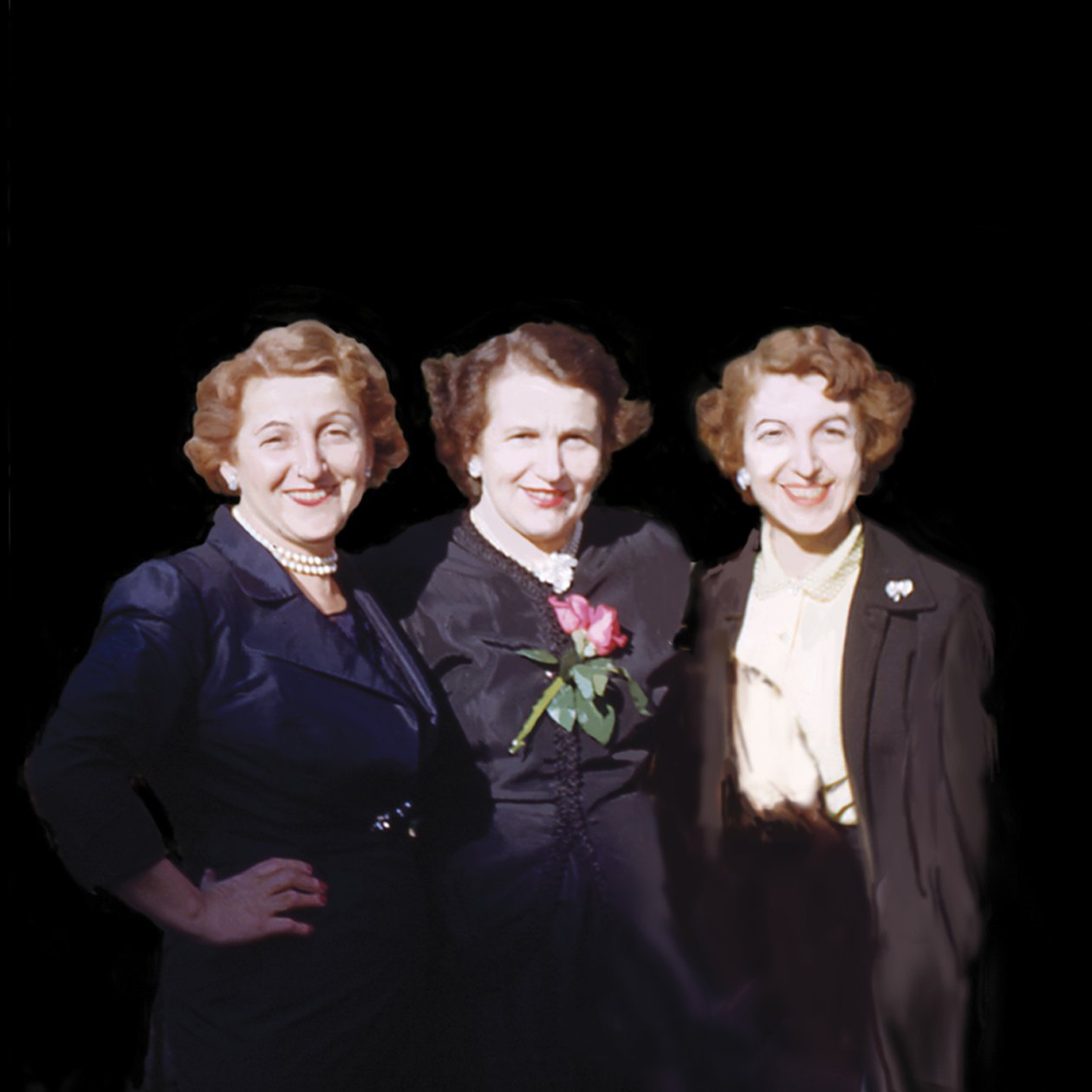 The Sisters, 2008 (akril, vászon) alkotó: Marjorie Weiss