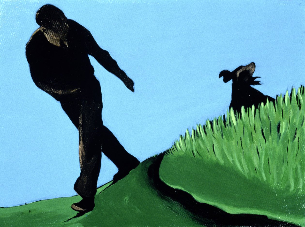 Whistling Him Back, 1997 (akril, vászon) alkotó: Marjorie Weiss