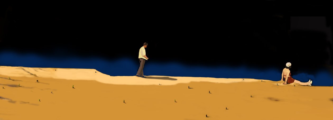 Éjszakai életek, 10. jelenet, 2016 (digitális média) alkotó: Marjorie Weiss