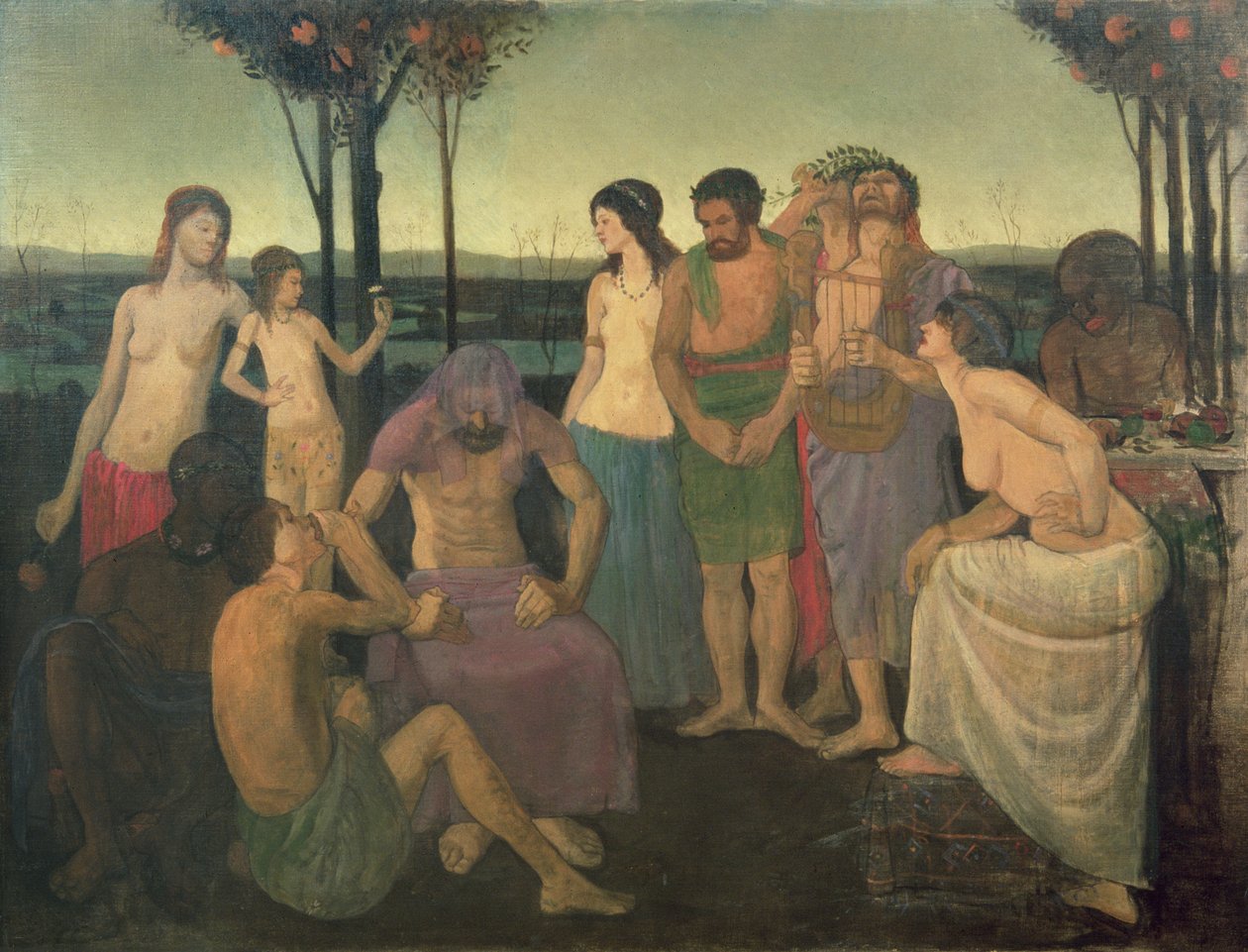 Allegória, 1910 körül alkotó: Mark Gertler