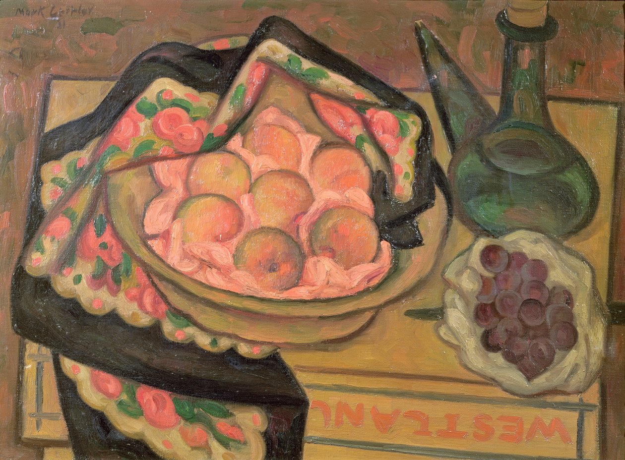 Barack és egy zöld üveg, 1931 alkotó: Mark Gertler