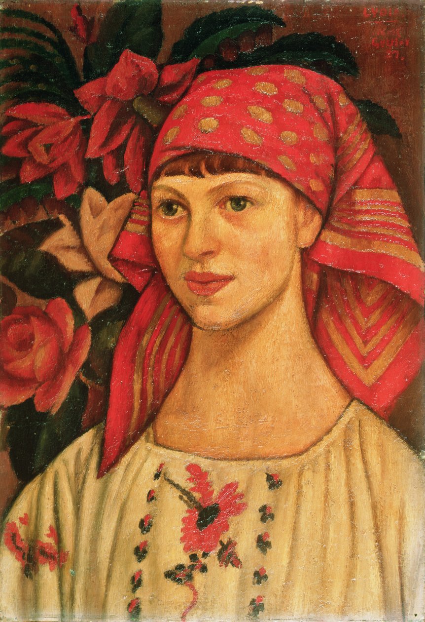 Lydia Sherwood portréja, 1907 alkotó: Mark Gertler