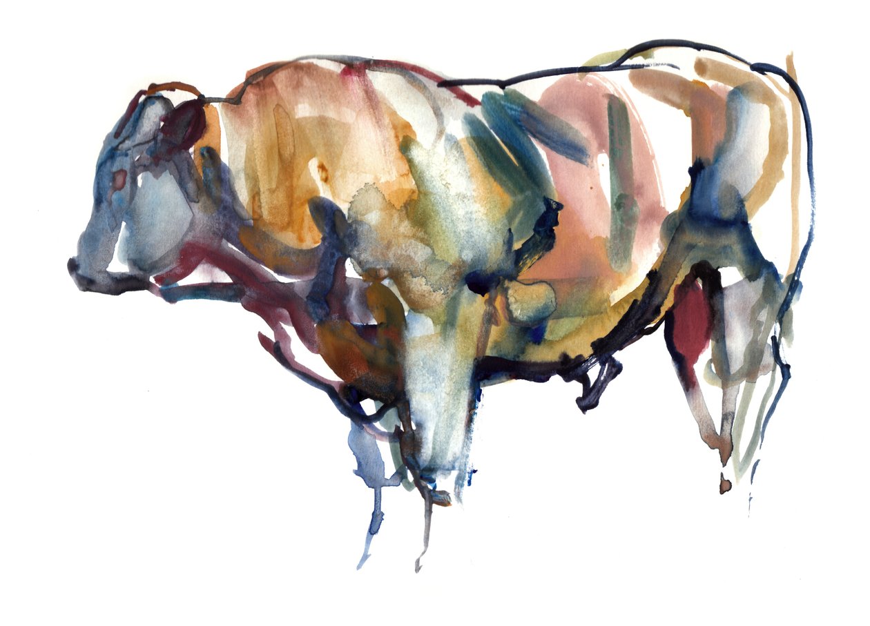 Naplemente után, 2010 (akvarell és gouache papíron) alkotó: Mark Adlington