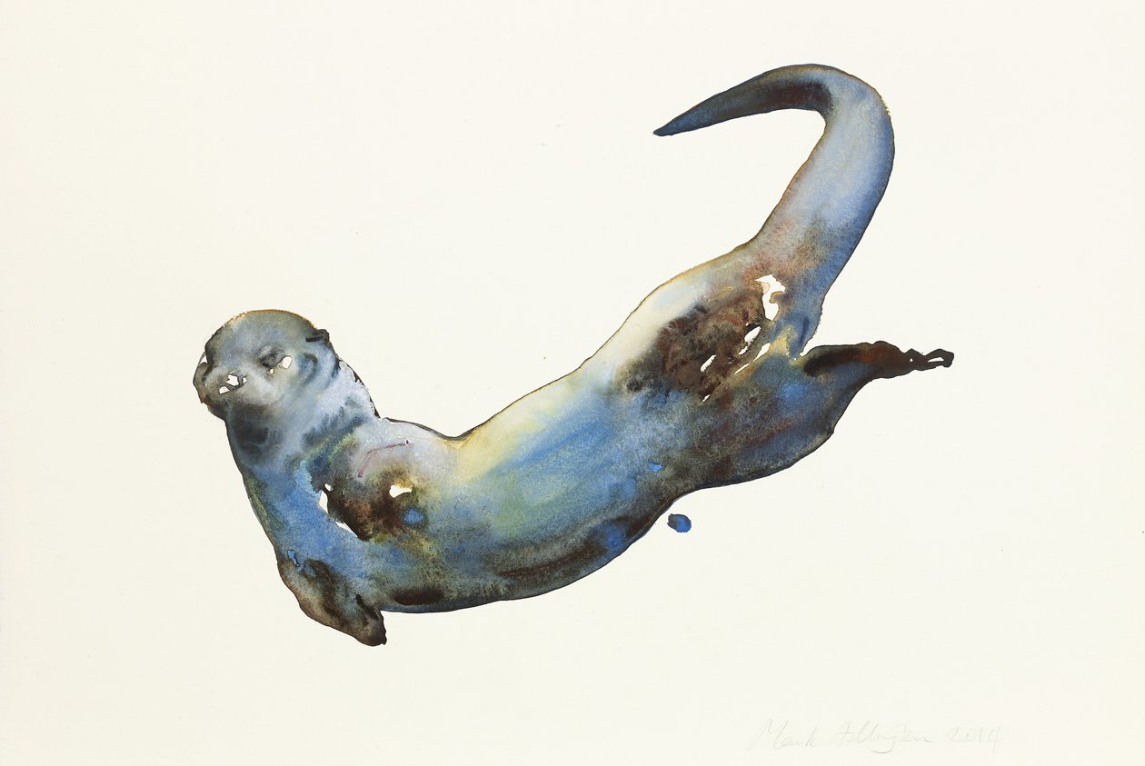 Aqua, 2014, (akvarell, papír) alkotó: Mark Adlington