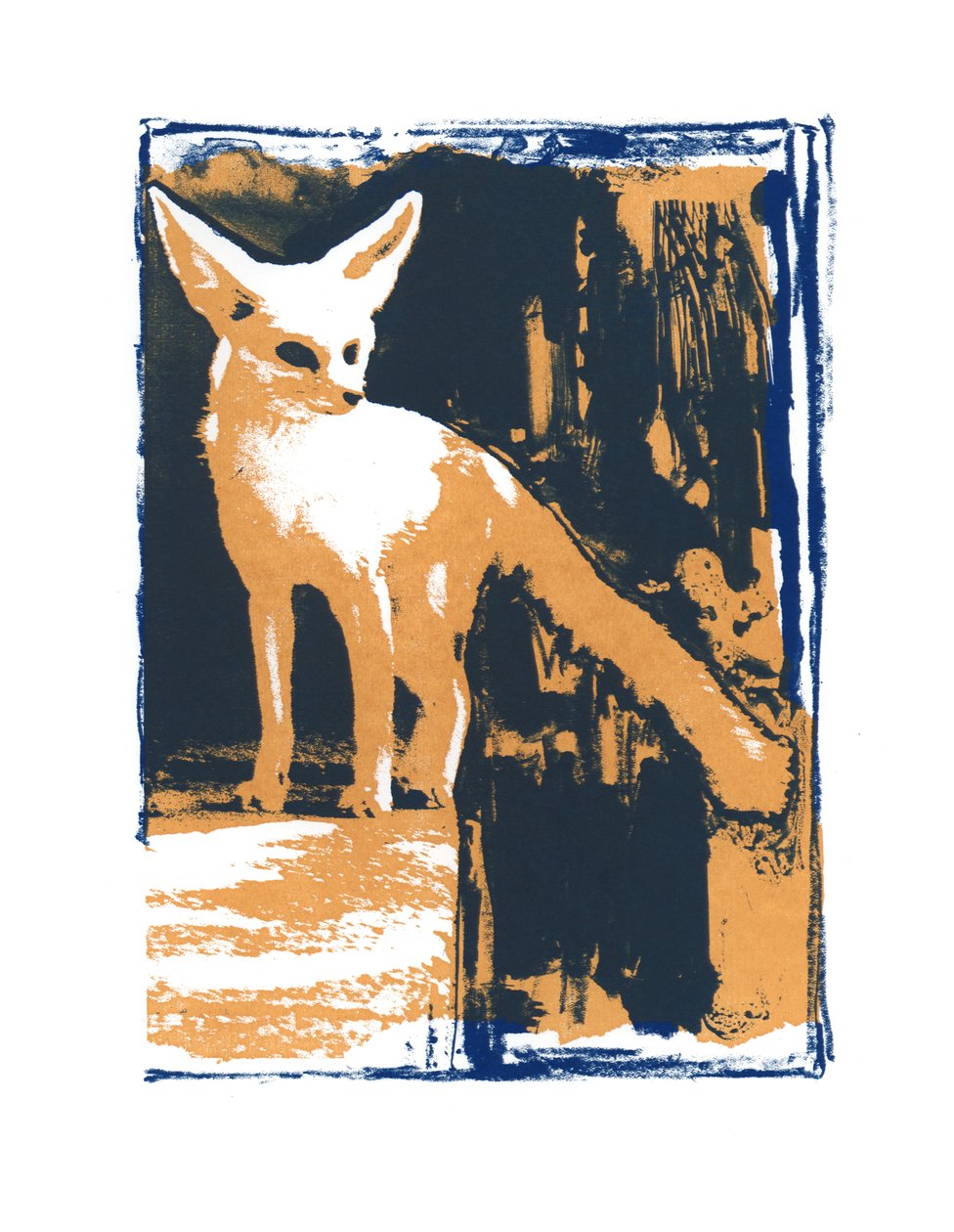 Little Desert Fox, 2015, (szitanyomás) alkotó: Mark Adlington