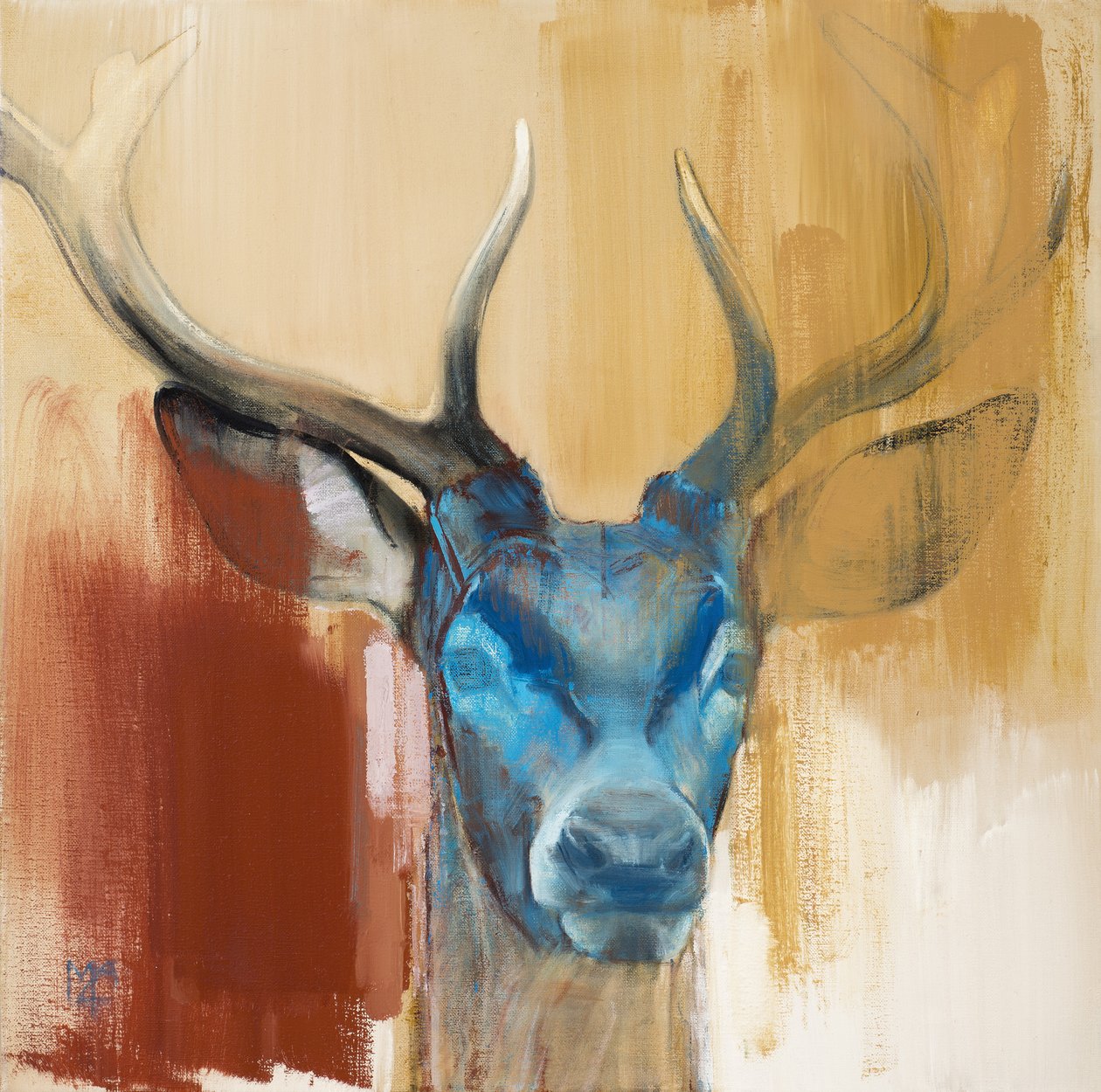 Maszk (fiatal szarvas), 2014 alkotó: Mark Adlington