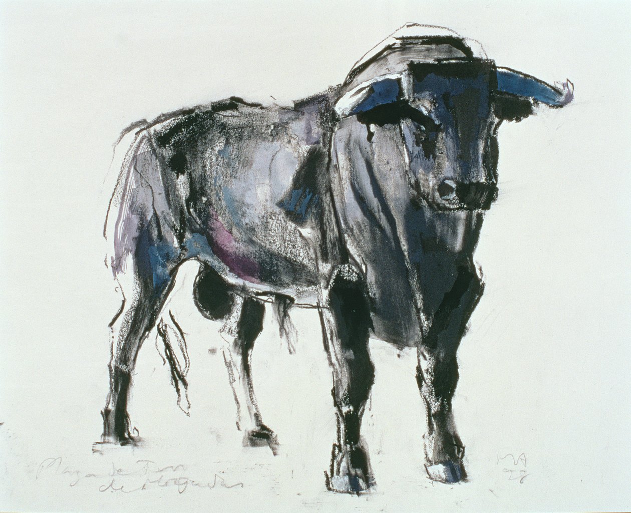 Plaza de Toros de Miajadas, 1998 (vegyes média papíron) alkotó: Mark Adlington