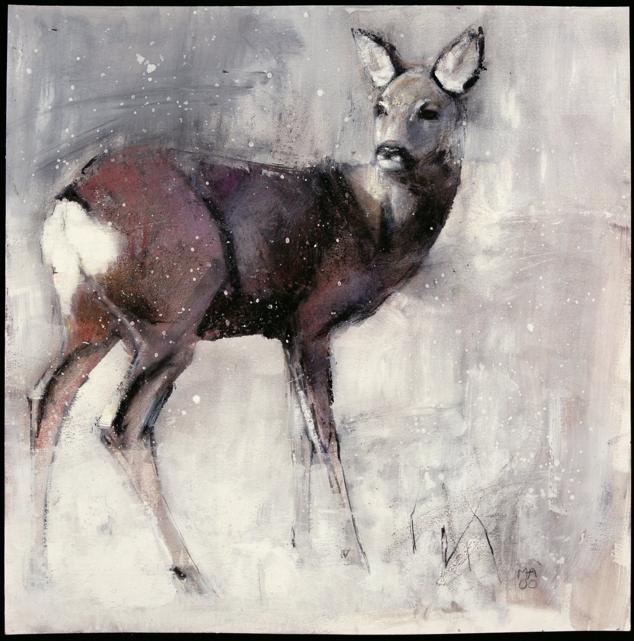 Roe Doe, 2000 (vegyes média papíron) alkotó: Mark Adlington