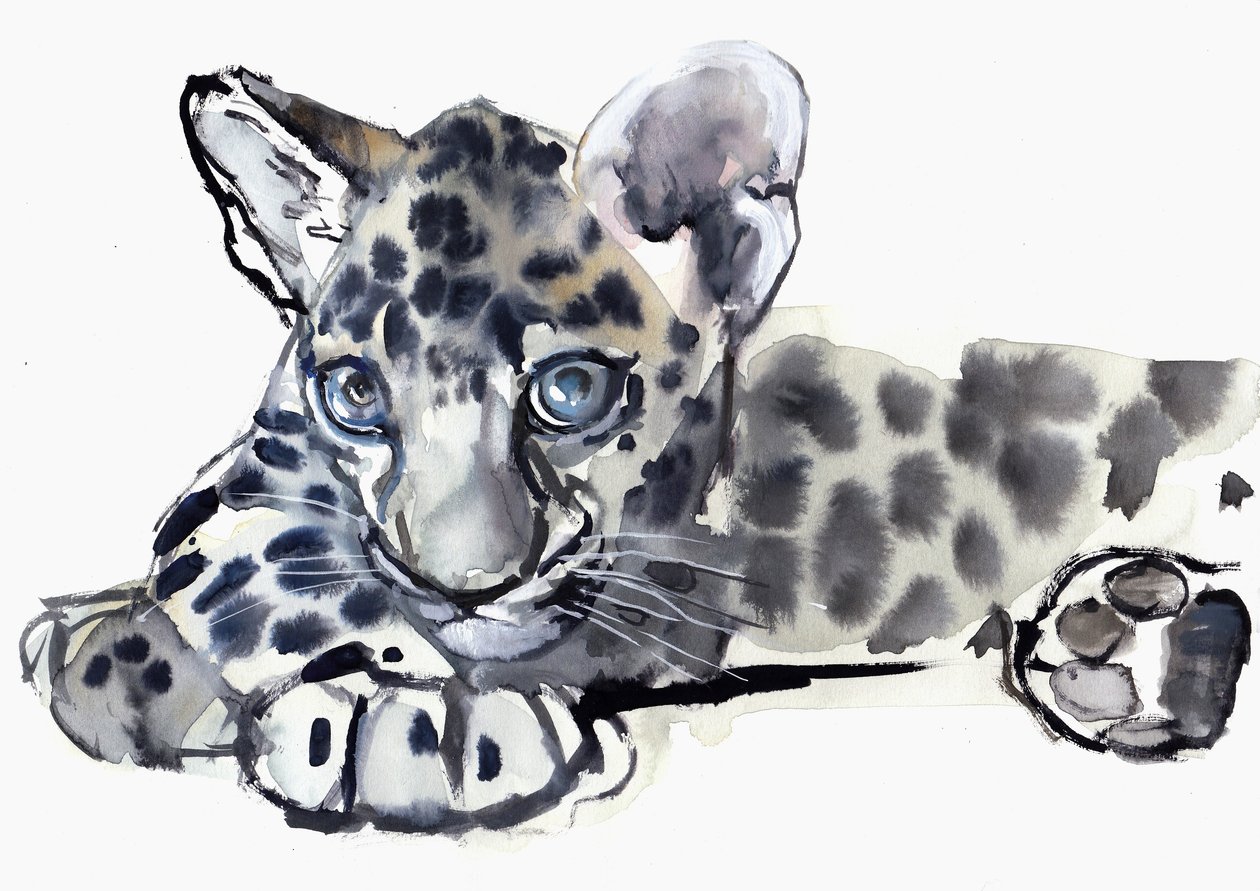 Spotty (arab leopárd kölyök), 2008 alkotó: Mark Adlington