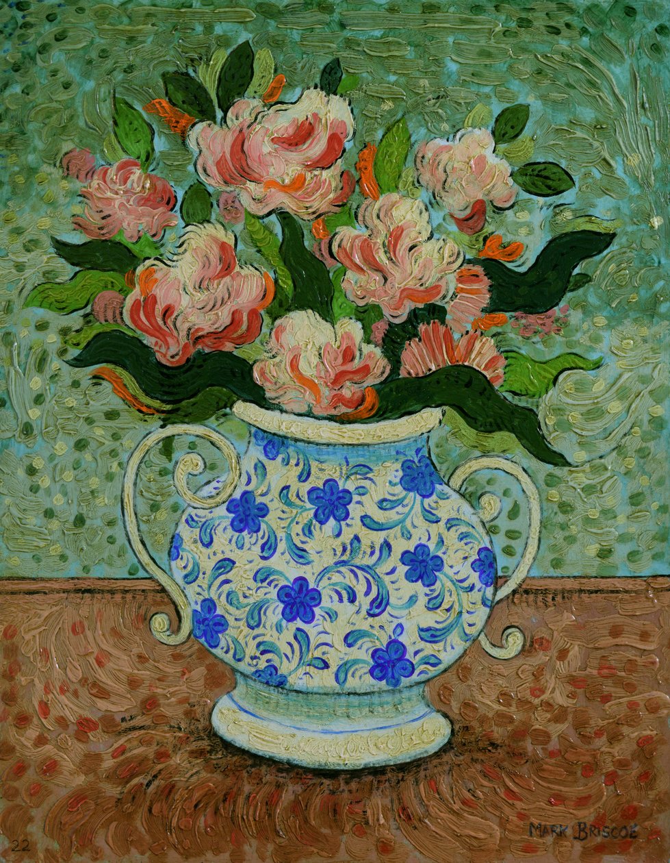 Happy Cluster, 2022 (olaj, tábla) alkotó: Mark Briscoe