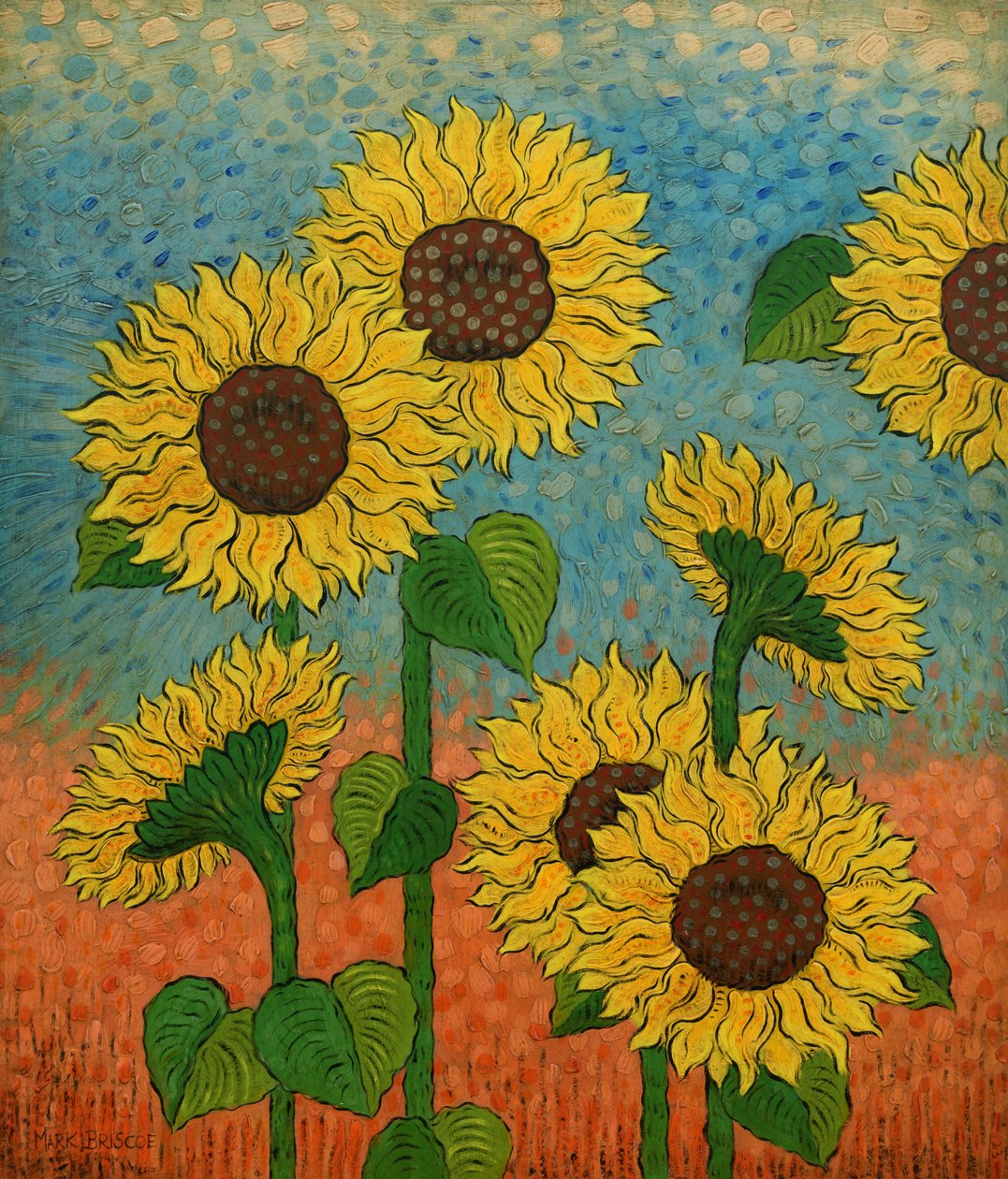 Nyári nap, 2023 (tempera grassa és olaj, panelen) alkotó: Mark Briscoe