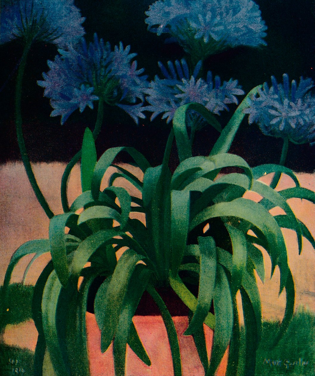 Agapanthus, 1914, c1932 alkotó: Mark Gertler