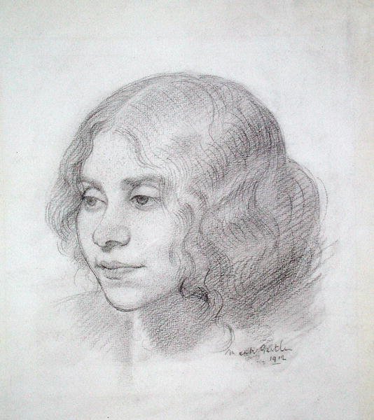 Egy lány feje alkotó: Mark Gertler