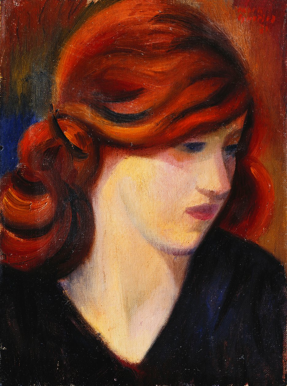Egy fiatal lány portréja alkotó: Mark Gertler