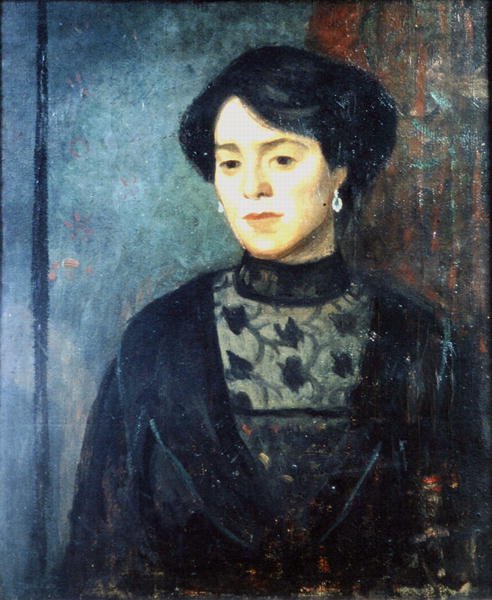 A művész nővére, Sophie, 1911 körül (olaj, vászon) alkotó: Mark Gertler