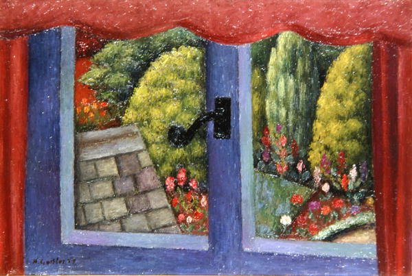 Az ablakon keresztül alkotó: Mark Gertler